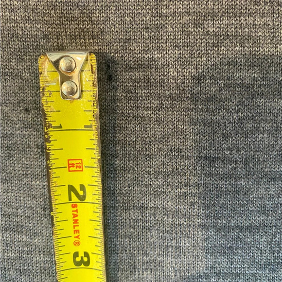 Ann Taylor Gray Merino Wool Sweater Dress size medium FLAW - Picture 8 of 8